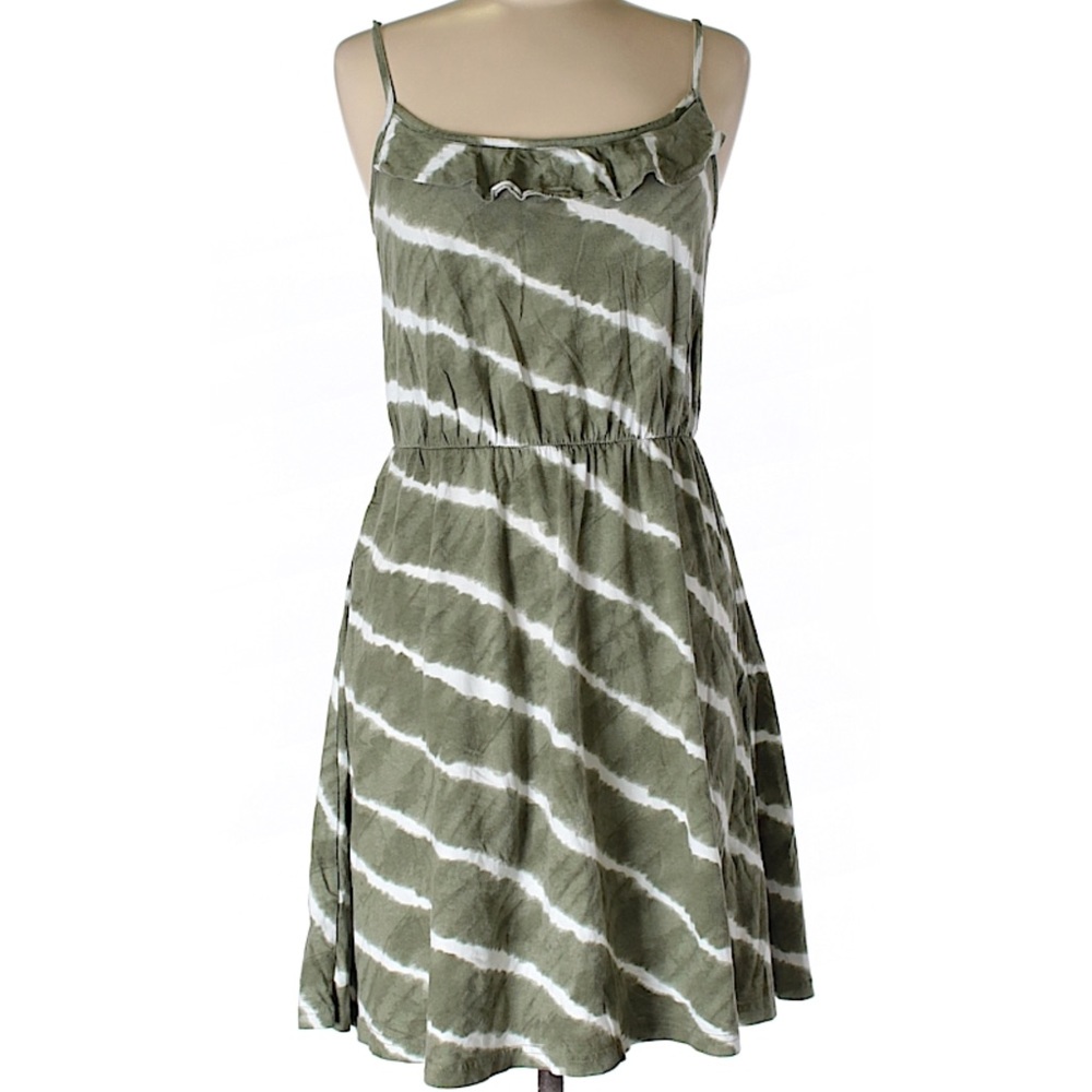 Loft Tie Dye Striped Dress